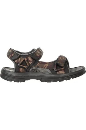 Mountain Warehouse Herren Sandalen "Crete", Tarnmuster (Grün/Schwarz)
