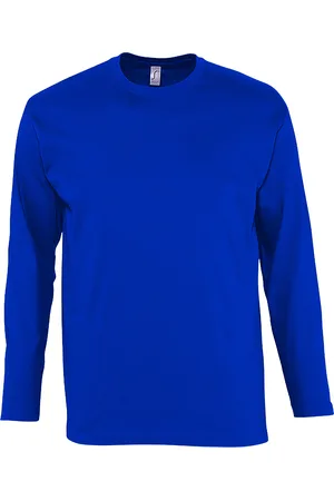 Sols Herren Monarch Langarm T-Shirt (Königsblau)