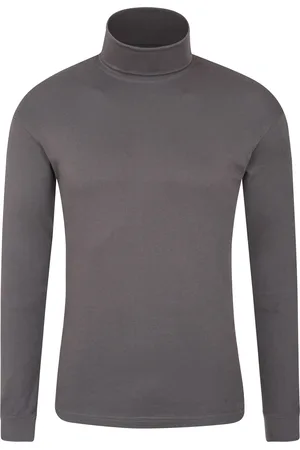 Mountain Warehouse Herren Meribel Baumwolle Thermal Top (Dunkelgrau)