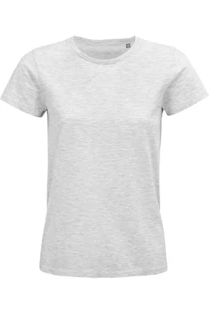Sols "Pioneer" T-Shirt Baumwolle aus biologischem Anbau für Damen (Asche)