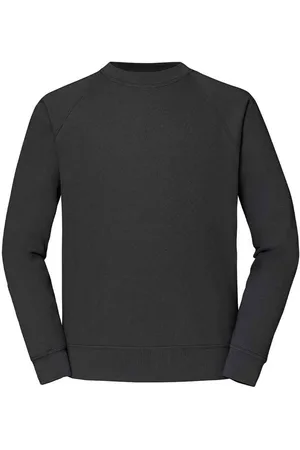 Fruit Of The Loom Sweatshirt für Herren Raglanärmel (Hellgrau)