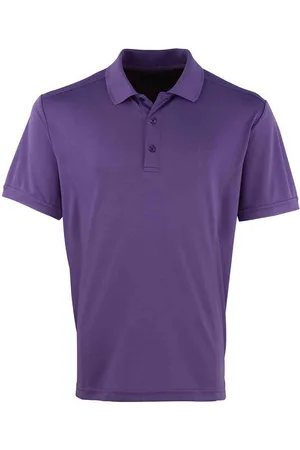 Premier "Coolchecker" Poloshirt für Herren (Violett)
