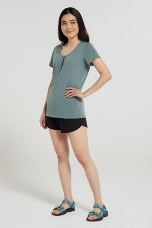 Mountain Warehouse "Agra" T-Shirt Schnelltrockend für Damen (Khakigrün)