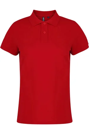 Asquith Unifarbenes Poloshirt - Damen