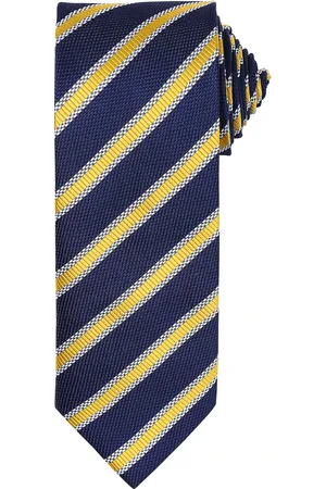 Premier Krawatte für Herren (Marineblau/Gold)