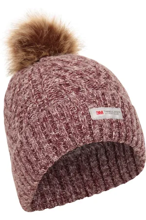 Mountain Warehouse Mütze für Damen (Burgunderrot)