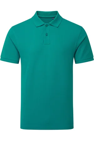 Asquith Herren Polo-Shirt, Kurzarm (Jadegrün)
