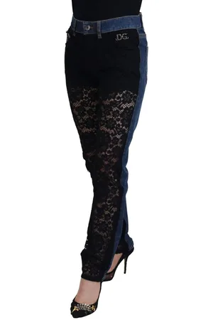 Dolce & Gabbana Jeans aus Spitze