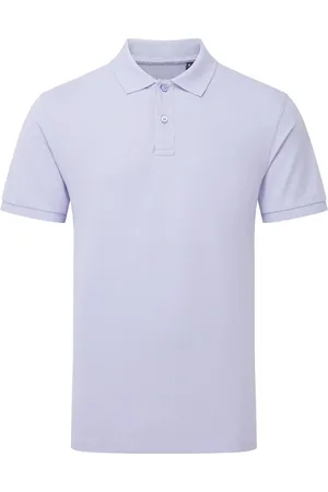 Asquith Herren Polo-Shirt, Kurzarm (Lavendel)
