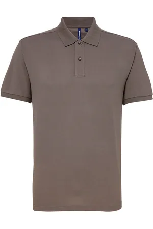 Asquith Herren Kurzarm Performance Blend Polo Shirt (Schiefer)