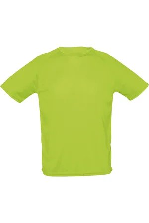 Sols Mens Sporty Short Sleeve Performance T-Shirt (Neongrün)