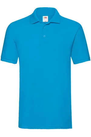 Fruit Of The Loom "Premium" Poloshirt für Herren (Azure )