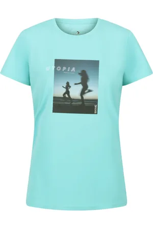 Regatta "Fingal VII Utopia" T-Shirt für Damen (Amazonit)