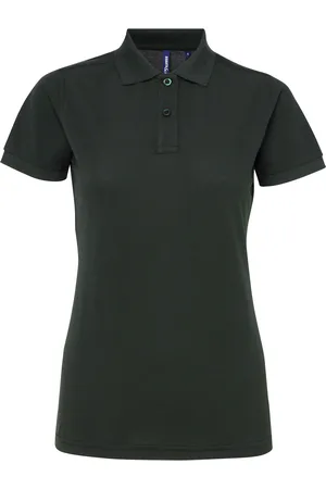 Asquith Polo-Shirt mit kurzen Ärmeln - Damen (Flaschengrün)