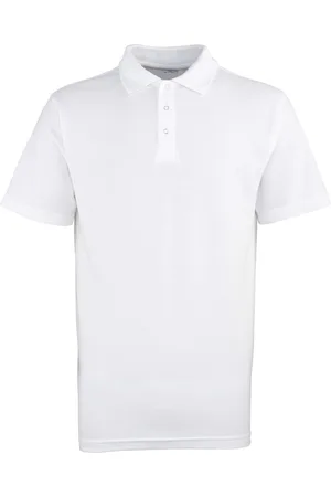 Premier Mens Stud Heavyweight Plain Pique Polo Shirt