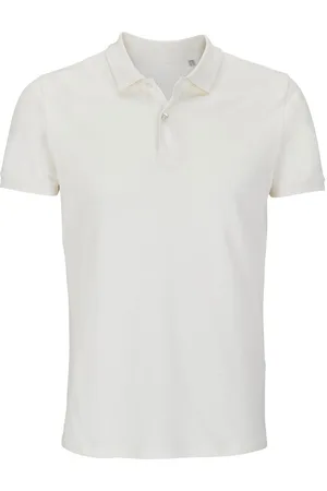 Sols "Planet" Poloshirt Baumwolle aus biologischem Anbau für Herren (Naturweiß)