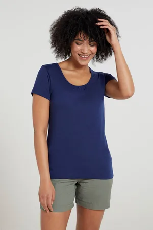Mountain Warehouse "Agra" T-Shirt Schnelltrockend für Damen (Marineblau)