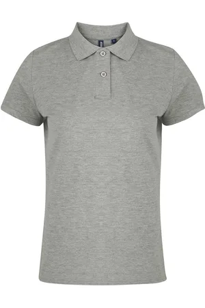 Asquith Unifarbenes Poloshirt - Damen