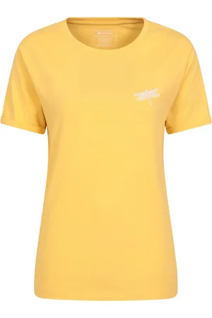 Mountain Warehouse T-Shirt Baumwolle aus biologischem Anbau für Damen (Hellgelb)