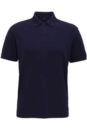 Asquith Herren-Super-Glattstrick-Poloshirt