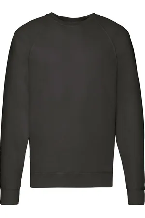 Fruit Of The Loom Sweatshirt für Herren/Damen Unisex Raglanärmel