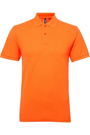 Asquith Damen/Damen Kurzarm-Poloshirt aus Performance-Mischung (Neon )