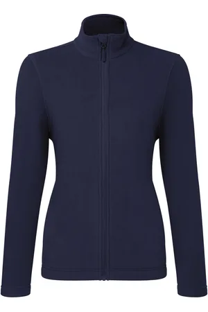 Premier Womens/Ladies Recyclight Fleece-Jacke mit durchgehendem Reißverschluss (Navy)