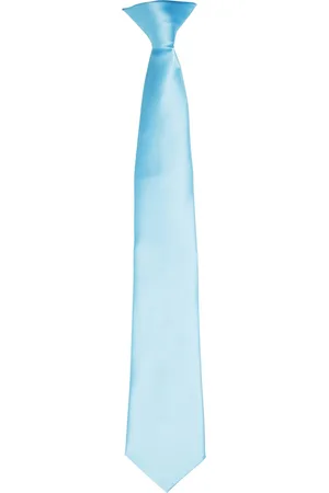 Premier Colours Herren Satin Clip Krawatte