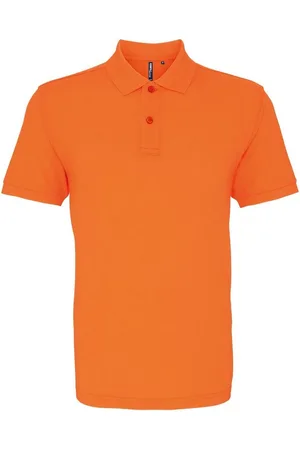 Asquith Herren Polohemd mit kurzen Ärmeln (Neon )
