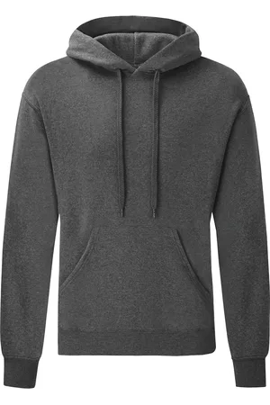 Fruit Of The Loom "Classic" Kapuzenpullover für Herren (Grau meliert)