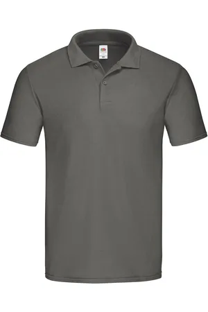 Fruit Of The Loom Herren Original Polo Shirt (Light Graphite)