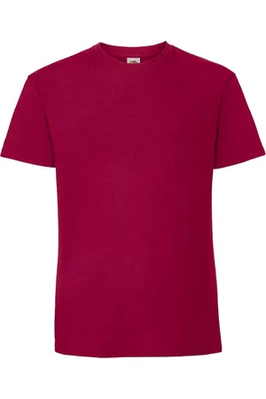 Fruit Of The Loom Herren Premium T-Shirt (Cranberry)