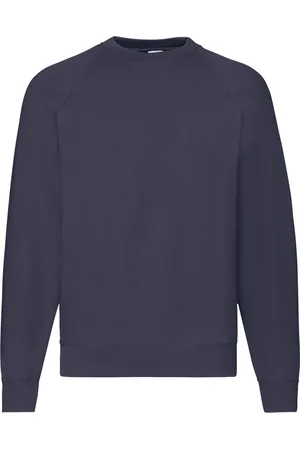 Fruit Of The Loom "Classic" Sweatshirt für Herren Raglanärmel (Marineblau)