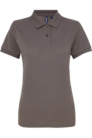 Asquith Polo-Shirt mit kurzen Ärmeln - Damen (Grau)