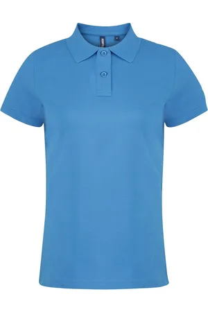 Asquith Unifarbenes Poloshirt - Damen