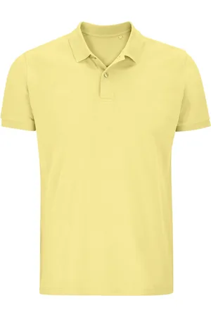 Sols "Planet" Poloshirt Baumwolle aus biologischem Anbau für Herren (Hellgelb)