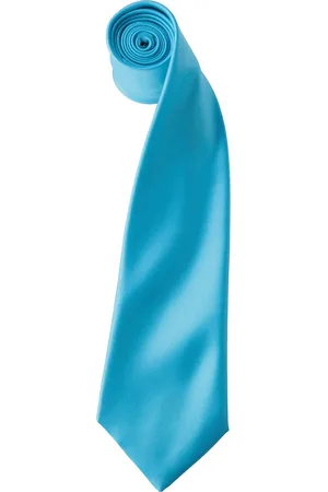 Premier Mens Plain Satin Krawatte (Schmales Blatt)