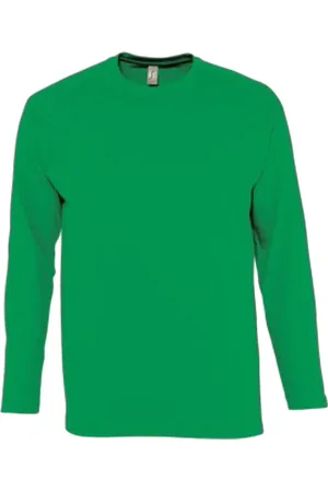 Sols Herren Monarch Langarm T-Shirt (Kelly )