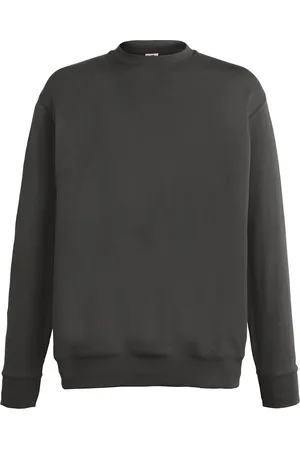 Fruit Of The Loom Sweatshirt Überschnittene Schulter für Herren (Hellgrau)