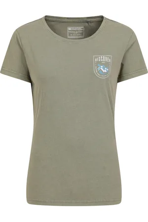 Mountain Warehouse "Discover Oban" T-Shirt für Damen (Khakigrün)