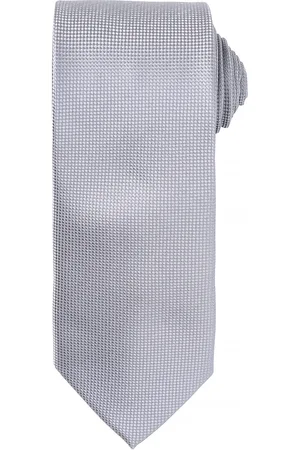 Premier Mens Micro Waffle Formal Work Krawatte (2er-Pack)