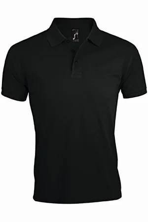 Sols Mens Prime Pique Plain Short Sleeve Polo Shirt