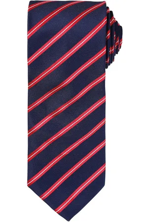 Premier Krawatte für Herren (Marineblau/Rot)