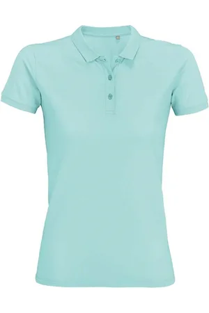 Sols Damen/Damen Planet Bio-Poloshirt (arktisch blau)