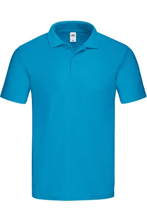 Fruit Of The Loom Herren Original Polo Shirt (Azurblau)