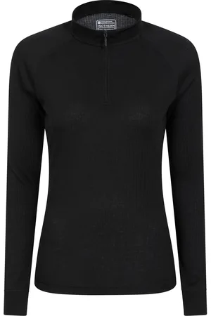 Mountain Warehouse Womens/Ladies Talus Zip Neck Langarm-Thermal-Top