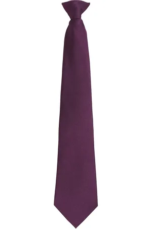 Premier "Colours Fashion" Krawatte Zum Anklemmen für Herren/Damen Unisex (Violett)