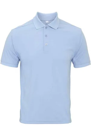 Premier "Coolchecker" Poloshirt für Herren (Hellblau)