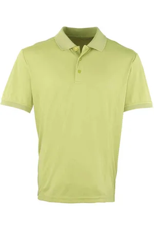Premier "Coolchecker" Poloshirt für Herren (Limone)