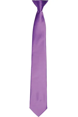 Premier Colours Herren Satin-Clip-Krawatte (Reiches )